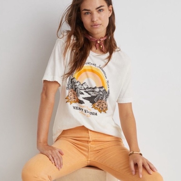 Anthropologie Tops - NWT Anthropologie Blue Ridge Mountain Tee